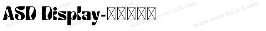 ASD Display字体转换